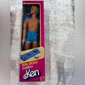 Vintage 1983 Ken Malibu Doll with Blonde Hair #1088